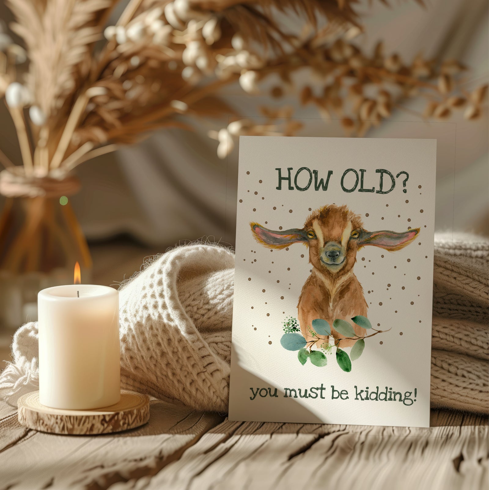 Birthday Greeting Card ~ How Old? You must be Kidding!