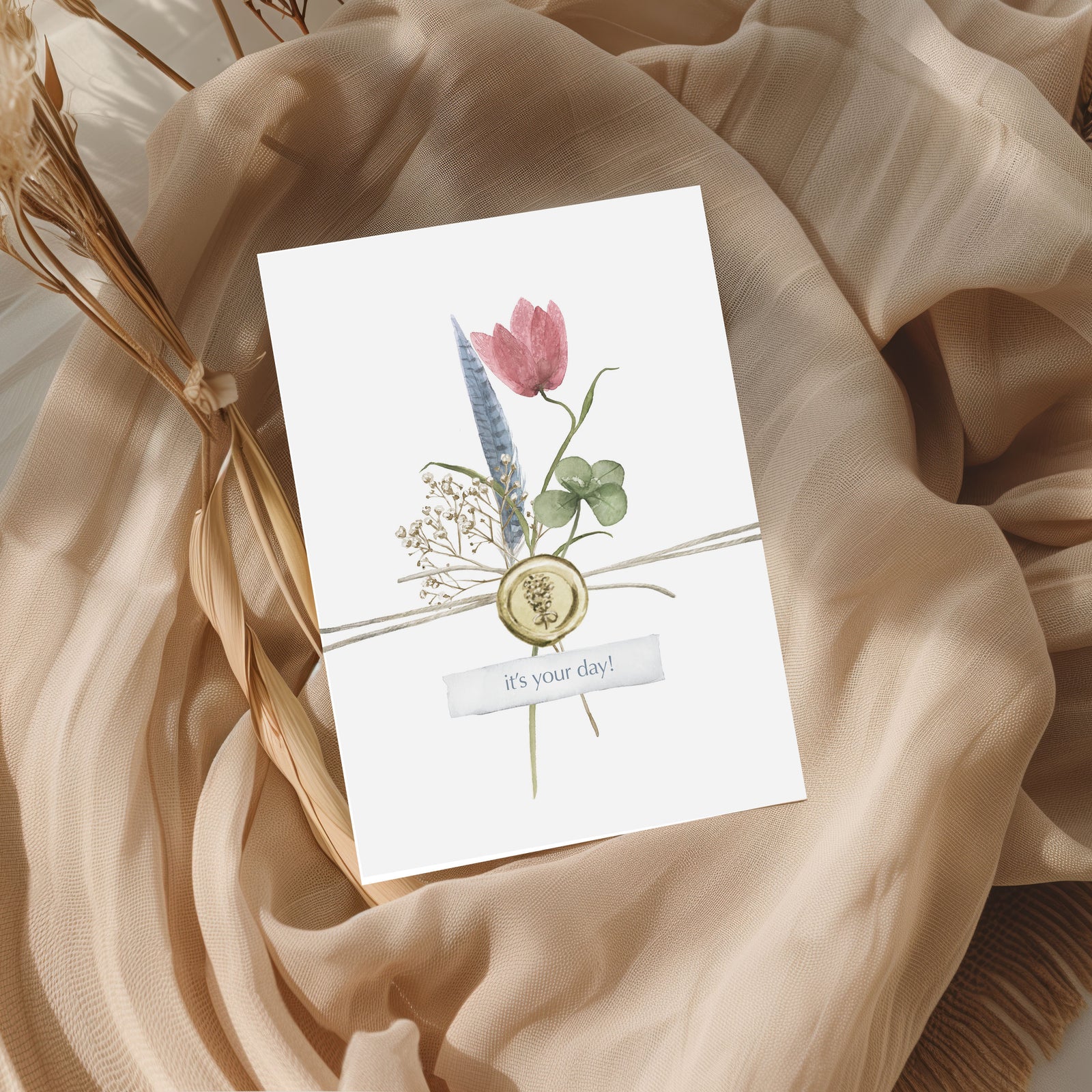 Birthday Greeting Card ~ It's Your Day!